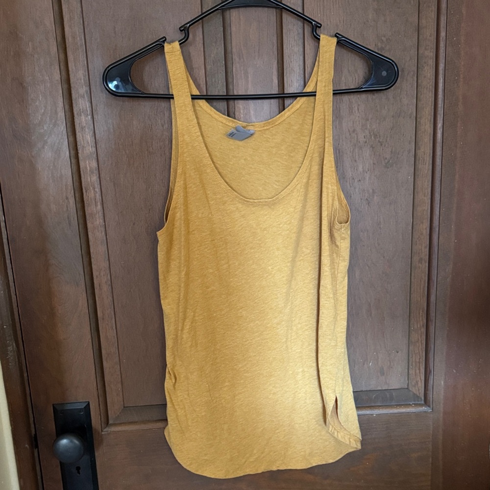 Next Level Apparel Mustard Tank Top